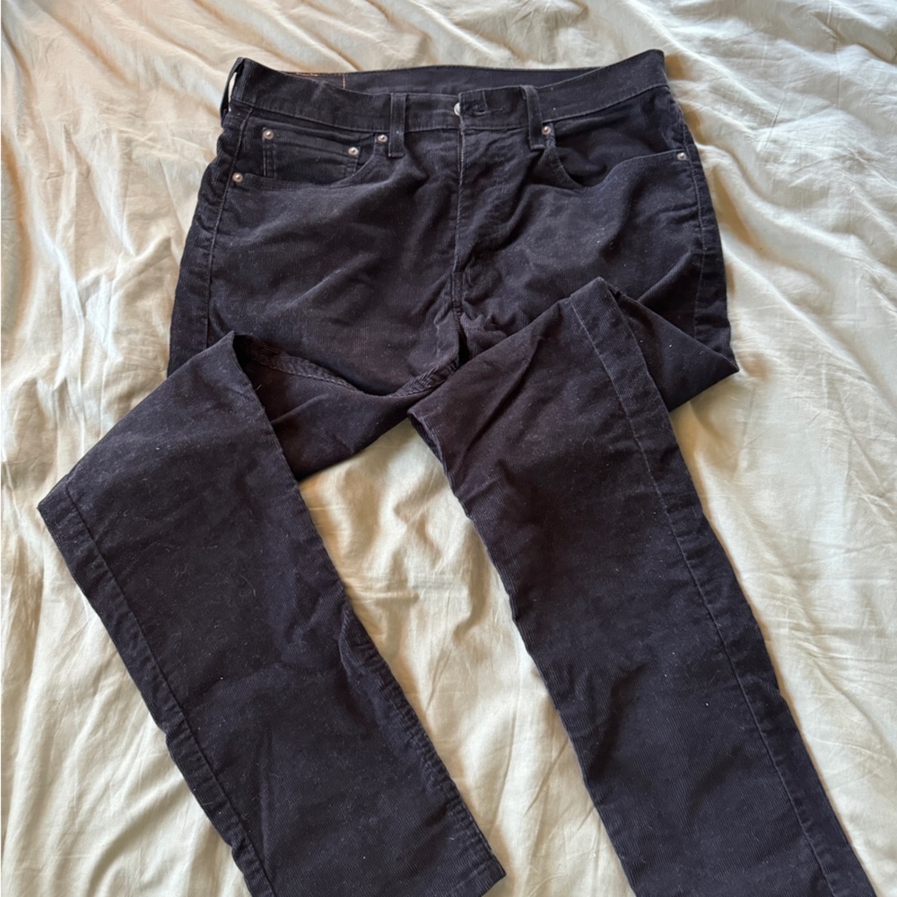 Levi’s 512 black corduroys 32x34